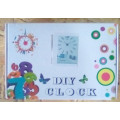 Настенные маленькие 3D часы DIY clock (72)