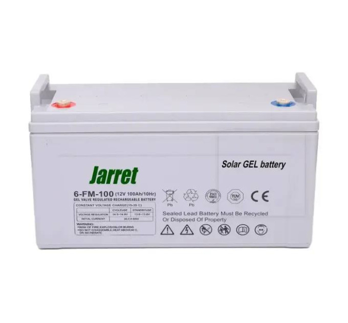 Гелевый аккумулятор Jarrett GEL Battery 12V, 100 Ah (1)