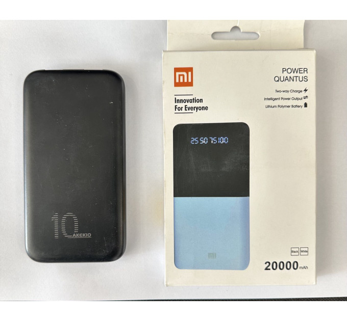 №002 Power Bank Mi 20000 mAh/ 2 Usb/ 1 Micro-USB (50)