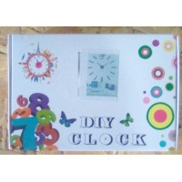 Настенные маленькие 3D часы DIY clock (50)