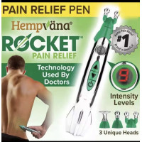 Массажер ручка с 3 головками для терапии Pain Relief Pen