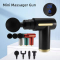 Портативный ручной массажер Mini Massager Gun со встроенным экраном (30)