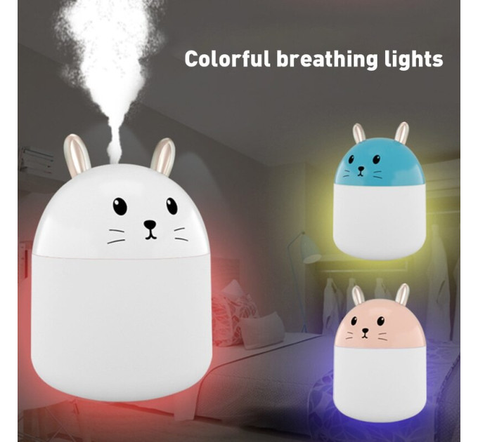 Увлажнитель и ночник 2 в 1 Humidifiers Rabbit (Котик)