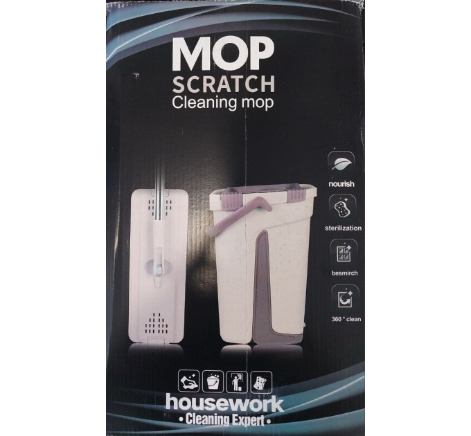 Швабра с ведром Scratch Cleaning Easy Mop 10л (24)