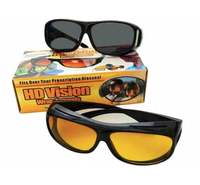 Антибликовые очки HD vision Glasses 2в1 (200)