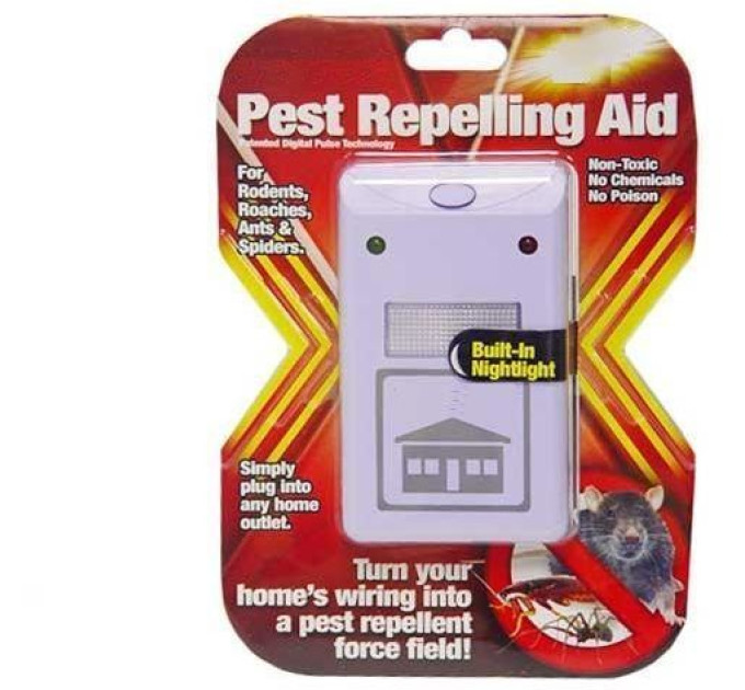 Красный отпугиватель насекомых и грызунов Pest Repelling Aid (Riddex) (120)