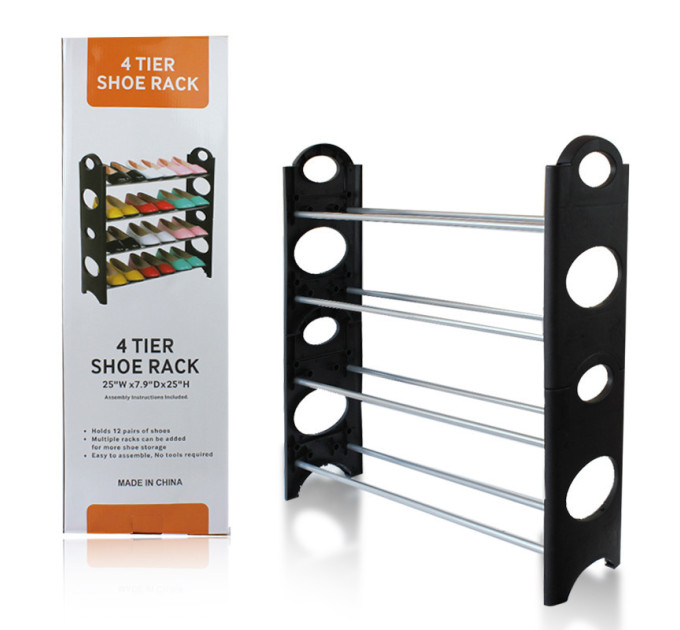 Полка для обуви Shoe Rack 4 полки, 12 пар (14)