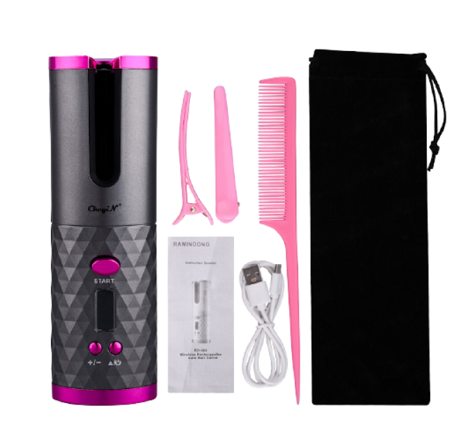 Беспроводная автоматическая плойка Hair Curler с дисплеем 3/4 дюйма (30)