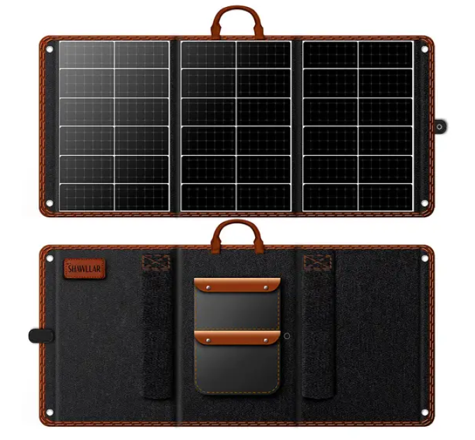 Чемодан зарядная станция SHAWLLAR Portable Solar Changer 100 Вт, 20 В