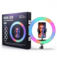 Кольцевая Led лампа RGB MJ26 (26см)