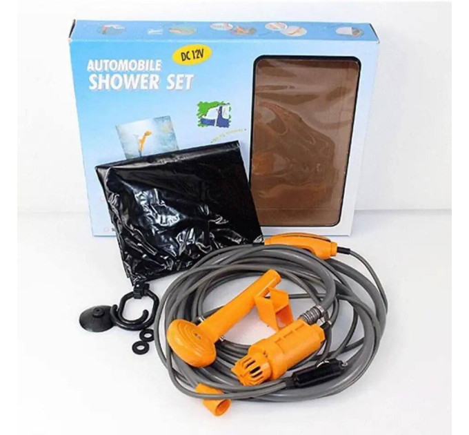 Портативный автомобильный душ для кемпинга Shower Set DC 12v (10)