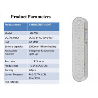 Фонарь, лампа KD-760 Emeancy Light 60 LED (60)