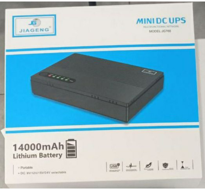 UPS / Power Bank / бесперебойник для роутера 14000 mAh (56)