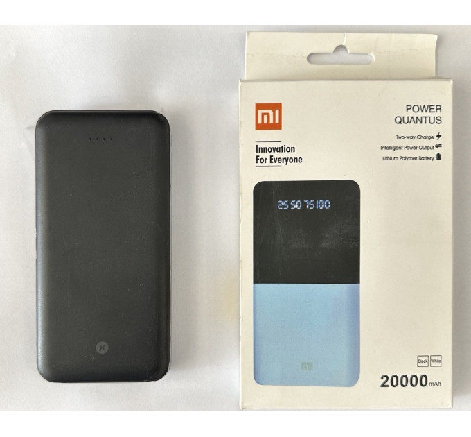 №006 Power Bank Mi 20000 mAh/ 2 Usb/ 1 Type-C/ 1 Micro-USB (50)