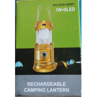 Фонарь для кемпинга WILSON+5800T Reargeable camping lantern 1W+6LED (72)