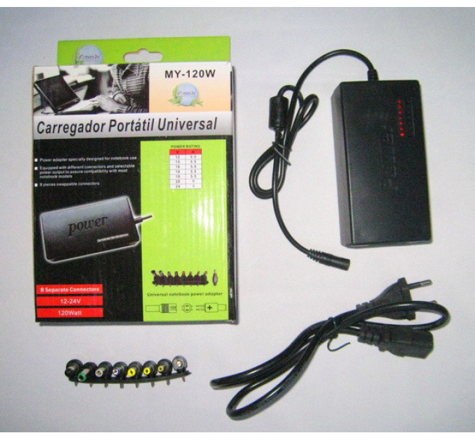 Зарядка универсальная Notebook Power Adapter 120W