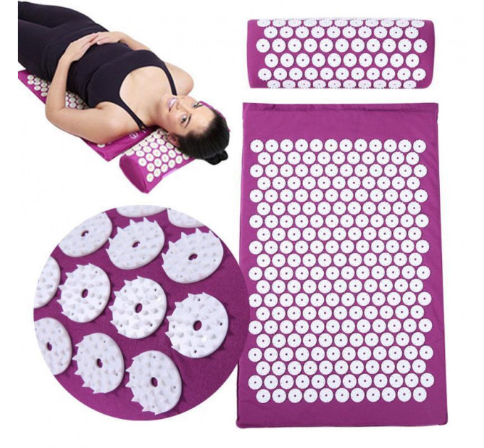 Акупунктурный массажный коврик Acupressure Mat (30)