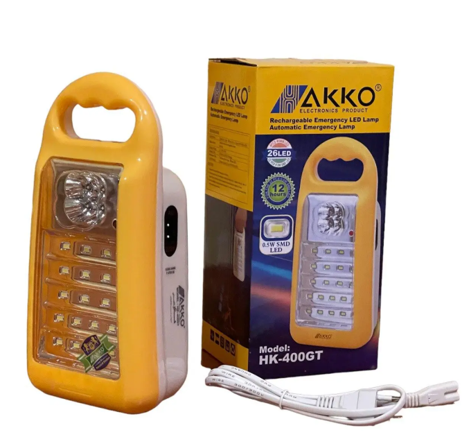 Фонарь, лампа HK-400B AKKO Rechargeable Emergency Led Lamp 26 Led (12)