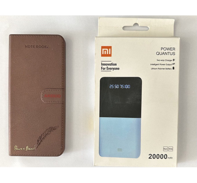 №001 Power Bank Mi 20000 mAh/ 2 Usb/ 2 Type-C/ 1 Micro-USB (50)