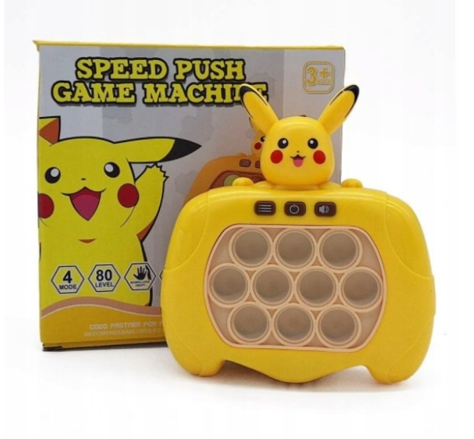 Игровая консоль Pop It Pikachu Pokemon (120)