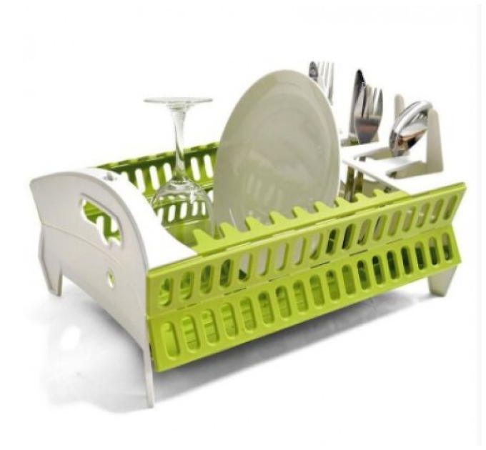 Пластиковая сушилка для посуды Collapsible Dish Rack (24)