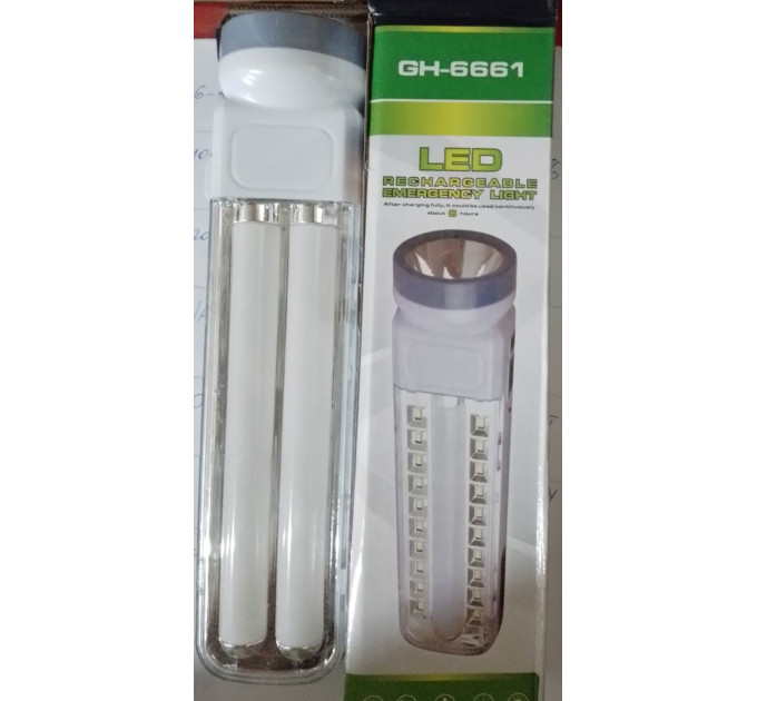 Фонарь, лампа GH-6662 Rechargeable Emergency Light (60)