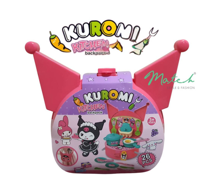 Детский набор Kuromi из 26pcs, розовый (144)