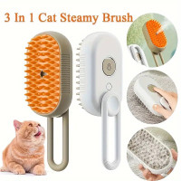 Паровая расческа для вычесывания шерсти кошек и собак 3в1 Steamy Brush (120)